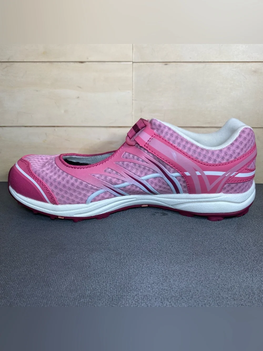 Merrell Honeysuckle Mary Janes Pink White Girl's Youth Size 4.5 Shoes